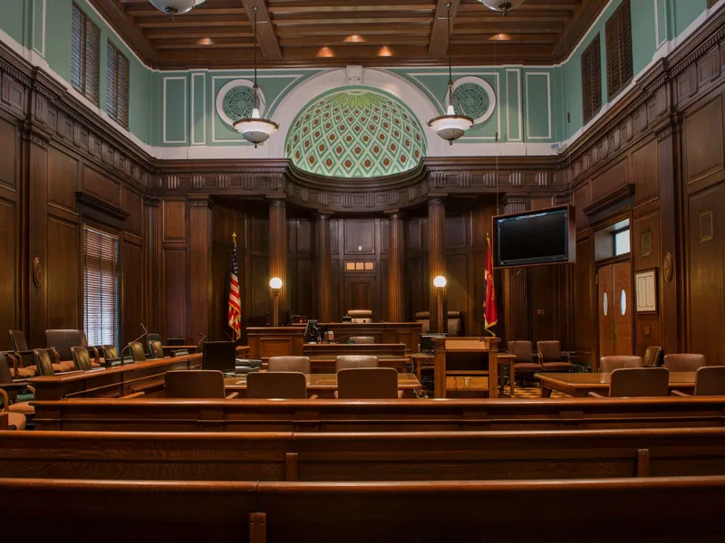 Courtroom trial