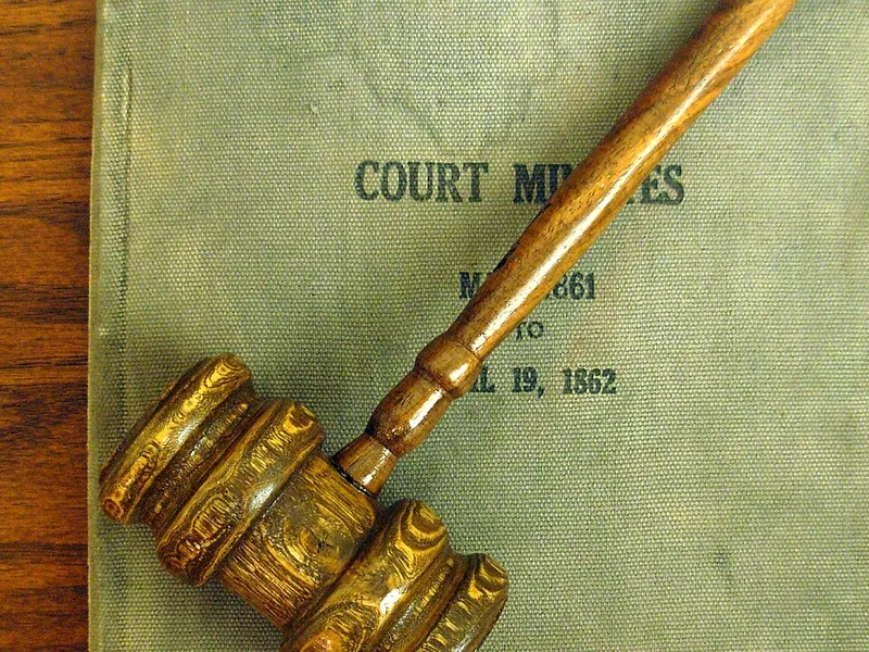 Courtroom gavel