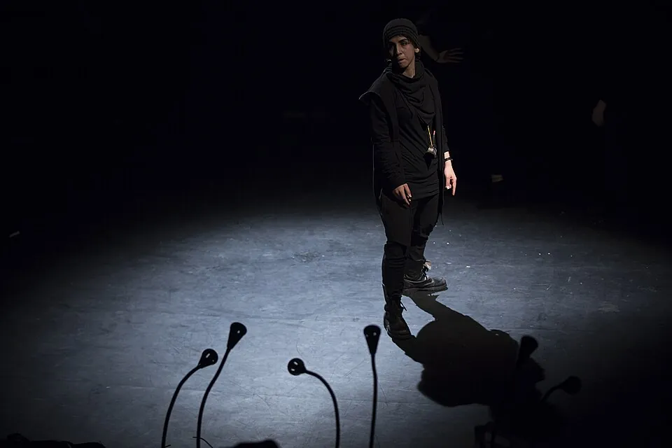 Performer on stage